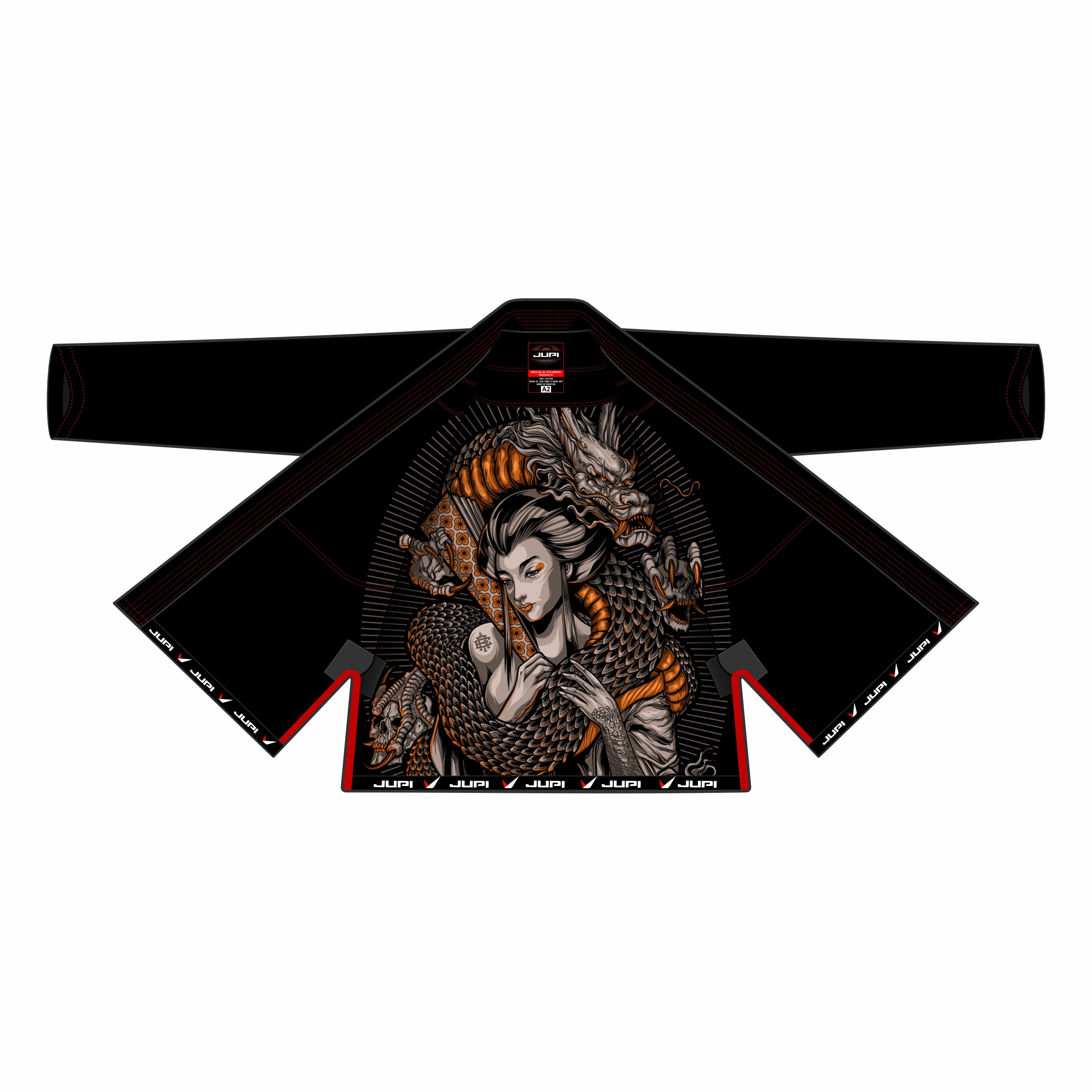 PREMIUM SUBLIMATION BLACK BRAZILIAN JIU JITSU GI CUSTOM LOGOFeatures:

Custom Name / Logo Gi to fit your needs
Made from 450 GSM pre-shrunk pearl weave fabric

Pants are made from ripstop fabric 10 oz with rope drawstring
OnePREMIUM SUBLIMATION BLACK BRAZILIAN JIU JITSU GI CUSTOM LOGO