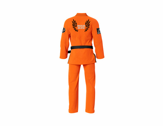 Jupi Premium Series BJJ Gi | Professional Training Uniform | Orange 2