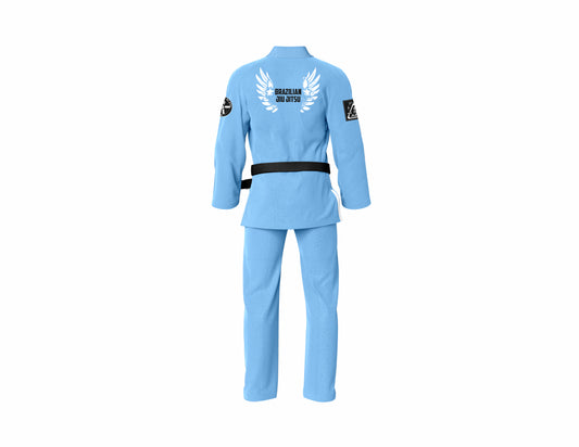 Jupi Premium Series BJJ Gi | Professional Training Uniform | Light Blue 2