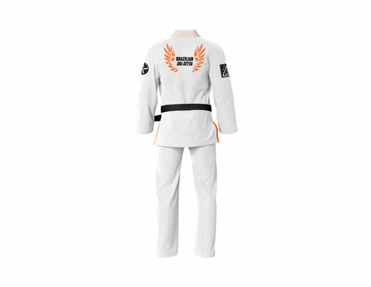 Jupi Premium Series BJJ Gi | Professional Training Uniform | White 2