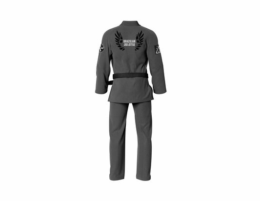 Jupi Premium Series BJJ Gi | Professional Training Uniform | Grey 2