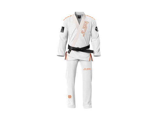Jupi Premium Series BJJ Gi | Professional Training Uniform | White 2