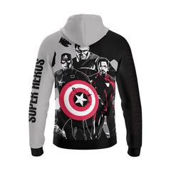 JUPI Pullover Hoodies Super Heroes SublimationStay comfortable and stylish with this men's hoodie pullover, made from high-quality 100% polyester. Whether you're hitting the gym, running errands, or just lounginJUPI Pullover Hoodies Super Heroes Sublimation